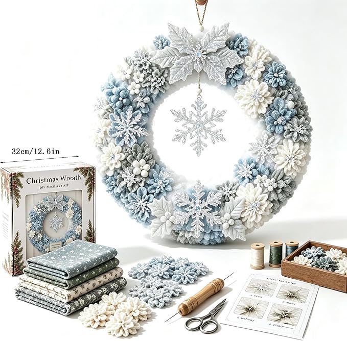 3D Fabric Poke Wreath DIY Kit